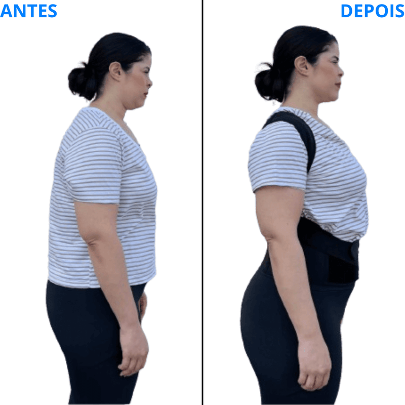 Correto Postural OrtoClean™ Unissex - Único Com Microajustes Dinâmicos  - Bônus Exclusivo APENAS HOJE!