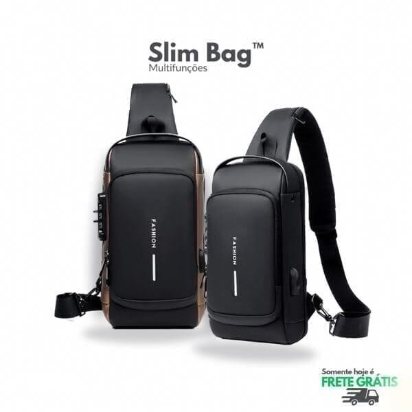 Mochila Anti-Furto com Senha USB Slim Bag - Loja Urbano